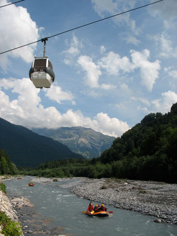 rafting et remontées mécaniques